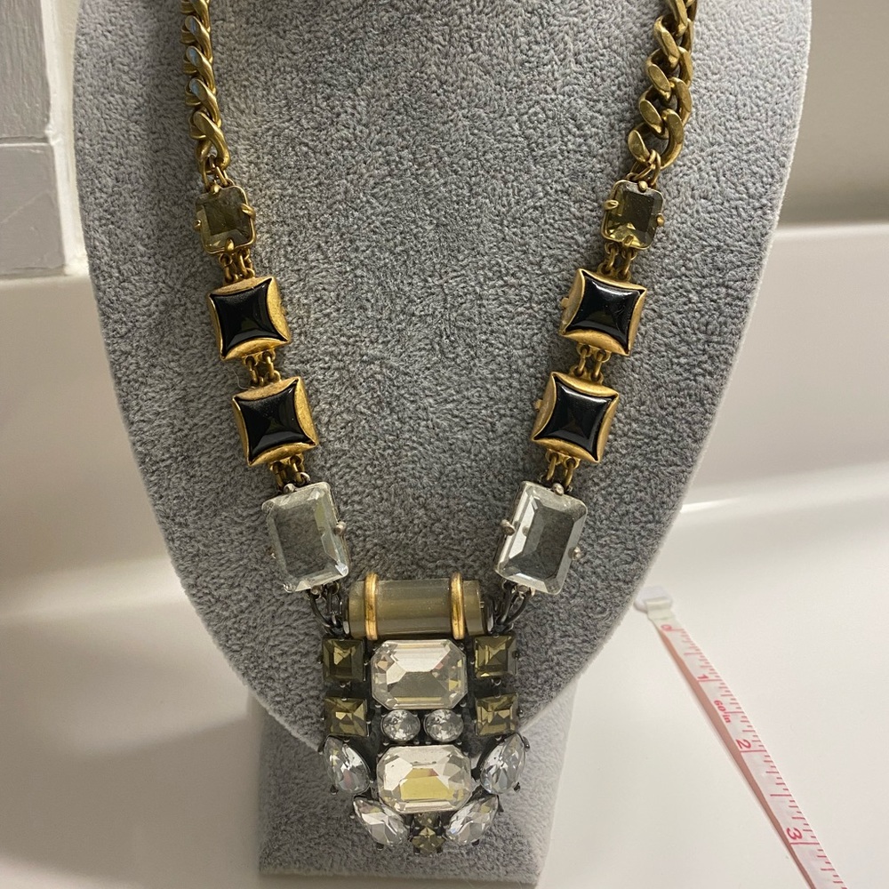 Stella & Dot adjustable length rhinestone necklace.